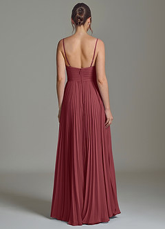Azazie Catie Bridesmaid Dresses Merlot A-Line Sweetheart Neckline Chiffon Dress image6