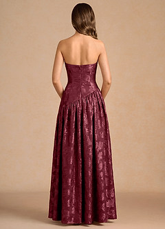 Marcella Wine Maxi Dress image2
