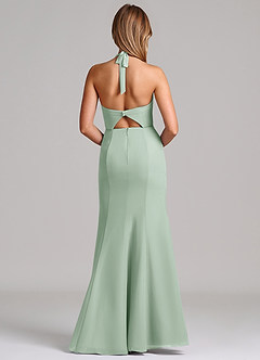 Azazie Emeria Suknie dla druhen Syrena Dekolt w kształcie serca Szyfon Do ziemi Sukienka image2