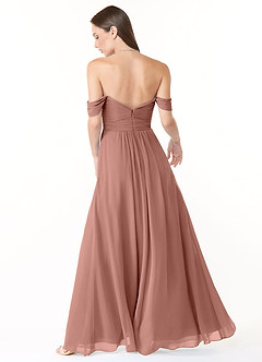 Azazie Millie Final Sale Agave A-Line Sweetheart Neckline Chiffon Convertible Dress image4