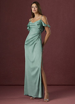Serina Ice Blue Maxi Dress image3