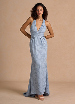 Briony Powder Blue Maxi Dress image5