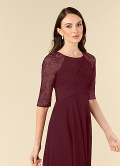 Azazie Gracelyn Abiti per la Madre della Sposa Abito A-Line in Pizzo Cabernet image5