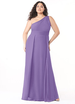 Azazie Dallas Jurken voor bruidsmeisjes Jurk van Chiffon met A-Lijn One-Shoulder Tahiti image6
