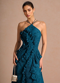 Hatsu Navy Black Maxi Dress image5
