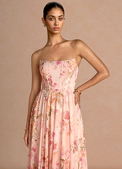 Liorah Abstract Bouquet Floral Maxi Dress image5