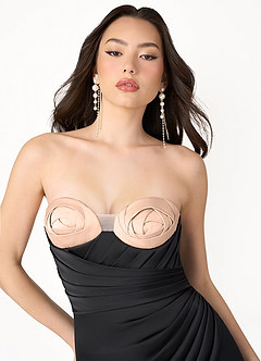 Jesse Black and Blush Pink Sweetheart Mini Dress image2