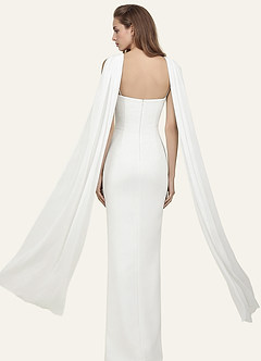 front Azazie Szal ślubny z szyfonu, bardzo długi