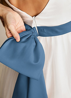 Azazie Lea Flower Girl Dresses Twilight A-Line Spaghetti Strap Tulle Dress image5