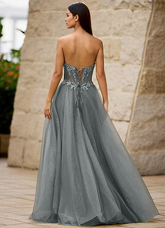 Brilliance Silver Glittrig balklänning image2