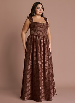 Hazel Maxi Klänning Mocha Coco image12