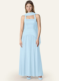 front Šifónový plášť Azazie s farebnými vzormi a viacerými spôsobmi