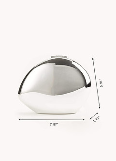front Metallic Mirror Shoulder Bag