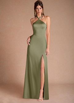 Vestido Pistacho Largo Elliana image3