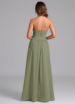 Azazie Darlyn Bridesmaid Dresses Pistachio A-Line Sweetheart Neckline Chiffon Dress image2