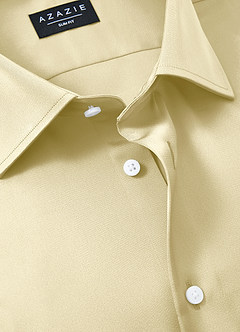 front Julian Lemon Sorbet Stretch Satin Dress Shirt