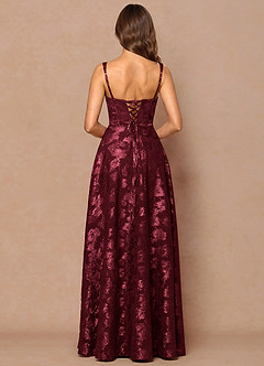 Sylvie Wine Maxi Dress image2