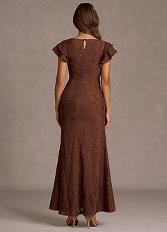 Baela Cinnamon Brown Maxi Dress image2