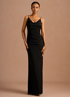 Dahlia Black Maxi Dress image2