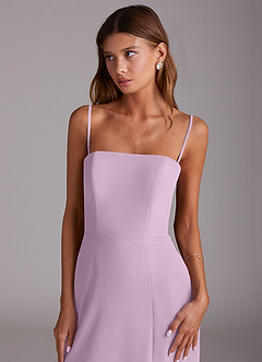 Azazie Wren Bridesmaid Dresses Wisteria A-Line Strapless Chiffon Dress image2