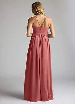 Azazie Emree Abiti da damigella d'onore premaman Abito A-Line Chiffon Floor-Length image4