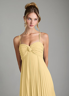 Azazie Tempest Bridesmaid Dresses Butter Empire Corset Chiffon Convertible Dress image2