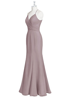 Azazie Carolina Bridesmaid Dresses Dusk Mermaid Ruched Chiffon Dress image8