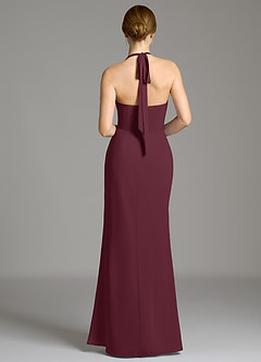 Azazie Serenity Bridesmaid Dresses Cabernet Mermaid Sweetheart Neckline Chiffon Dress image8