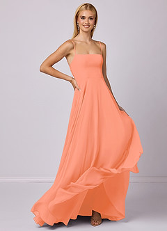 Barbie ♥ Azazie Bridesmaid Dresses Sunset A-Line Chiffon Dress image3