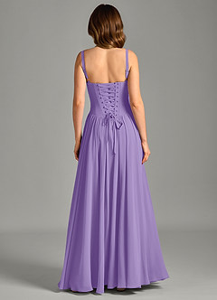 Azazie Evadina Suknie dla druhen Linia A Gorset Szyfon Do ziemi Sukienka image2