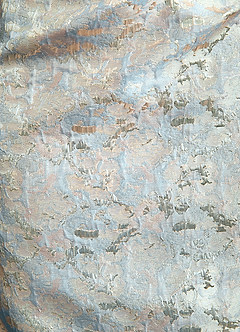 Azazie Alpine 신부의 어머니 드레스 A라인 주름진 플로럴 자카드 티 길이 드레스 image6