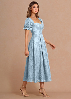 Abito Midi Azzurro Lanthe image4