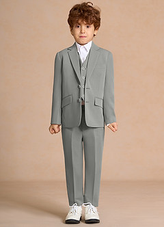 front Oliver Grey Boys 3-Piece Suit