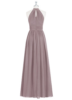 Azazie Cherish Bridesmaid Dresses Dusk A-Line Pleated Chiffon Dress image7