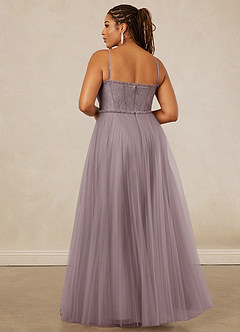 Christian Siriano Bridal for Azazie 1015 Bridesmaid Dresses Pleated Tulle and Chantilly Lace A-line Dress image15