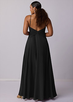 Barbie ♥ Azazie Bridesmaid Dresses Black A-Line Chiffon Dress image9