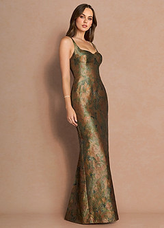 Robe Longue Sarcelle Vintage Christy image4