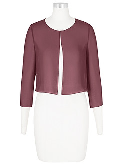 front Azazie Ettienne Scialle in Chiffon
