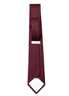 front Matte Satin Wide Tie
