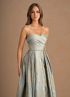 Maelis Vintage Blue Maxi Gown image7