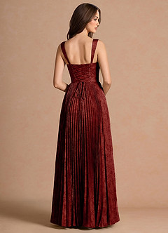 Isonelle Orange Red Maxi Dress image2