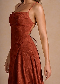 Marlo Castaniu Rochie de bal cu corset image6