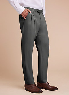 front Owen Carbón Pantalones de vestir ligeros y a medida