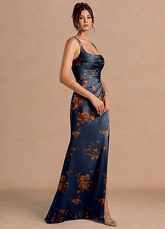 Sierra Navy Vintage Maxi Dress image4