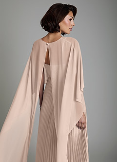 Azazie Micah Abiti da Damigella Abito Convertibile A-Line in Raso Elasticizzato Corsetto Rosa Inglese image8