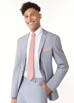 front Matte Satin Wide Tie