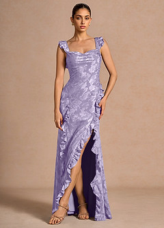 Barsha Lilac Maxi Dress image3