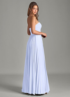 Azazie Chiana Jurken voor bruidsmeisjes Jurk van Chiffon met A-Lijn Strapless Lavendel image5