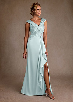 Azazie Santa Monica vestidos de madre de la novia Vestido de Neblina de Encaje de Corte en A image1