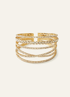 front Diamant elastiskt armband